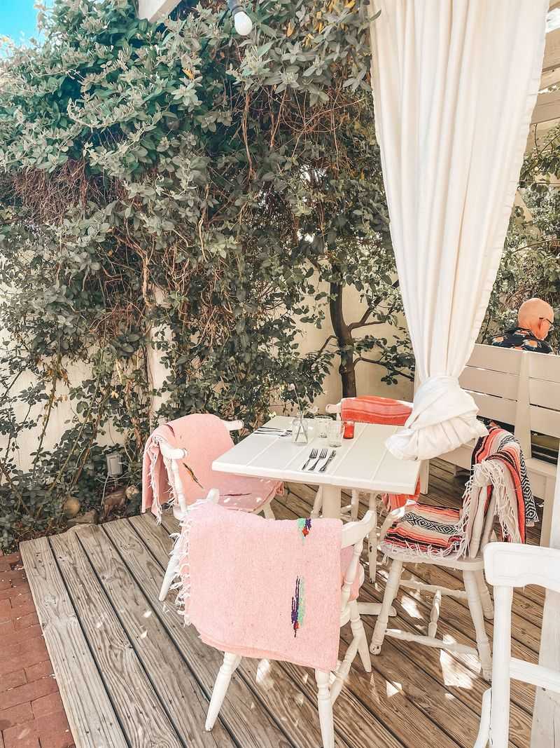 The Patio Feels Like A Completely Different Dining Space