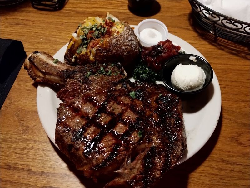The Bone-In Prime Rib Anchors The Dinner Menu