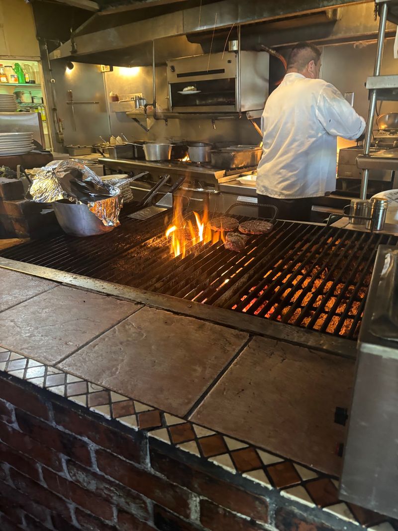 Mesquite Flames Put The Grill In Full View