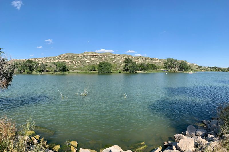Camping Right At The Water's Edge