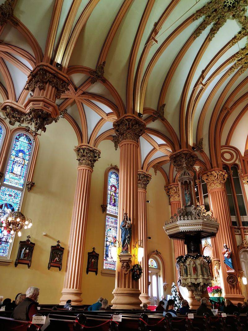 Look Up Inside St. Mary's Assumption Church