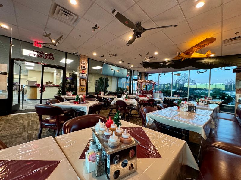 The Dining Room Comes With A View Of The Runway