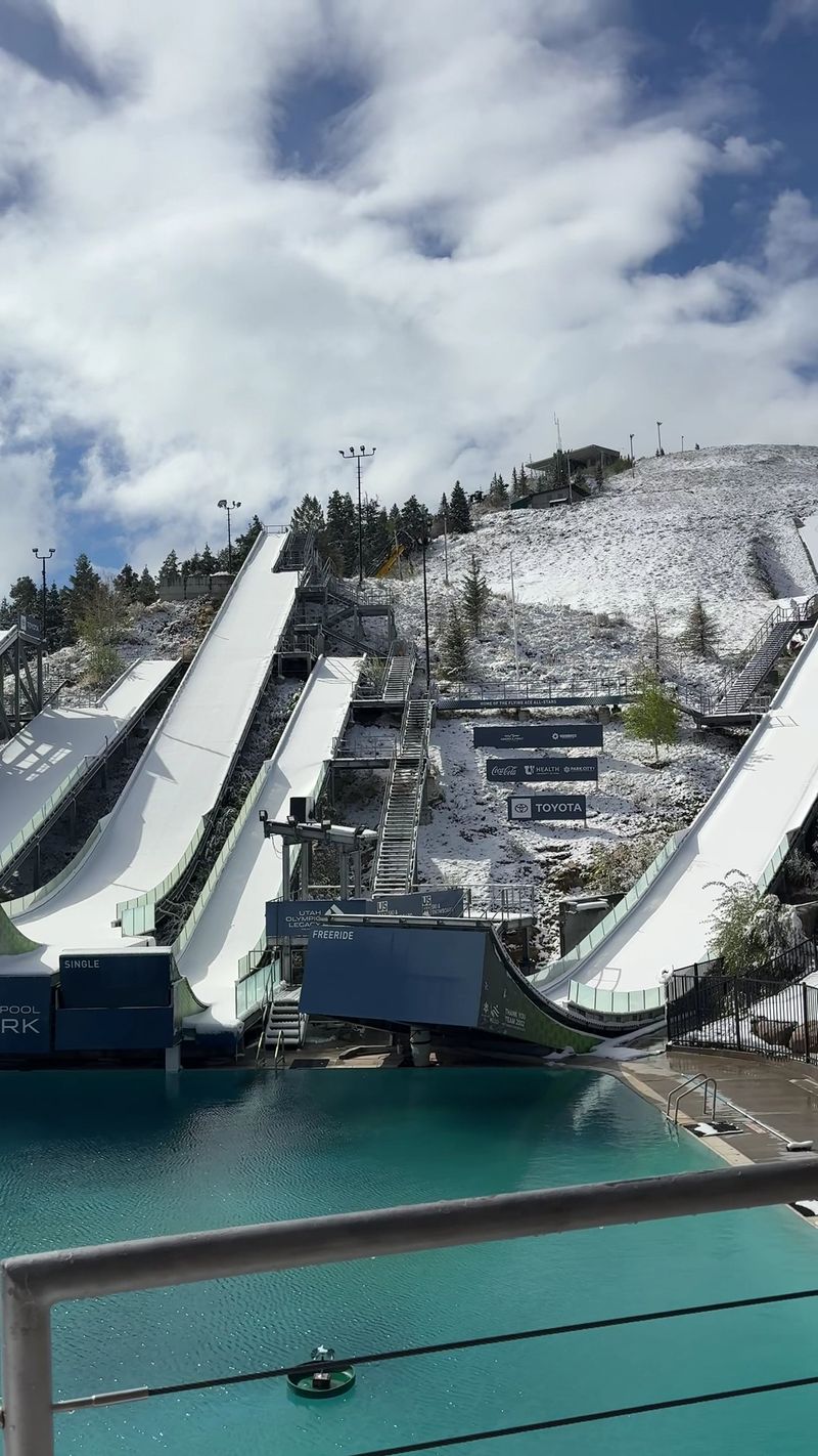 Ski Jumps Give The Mountain Its Strange Architecture