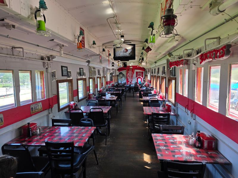 Eating Inside An Old Train Car Adds Another Layer To The Stop