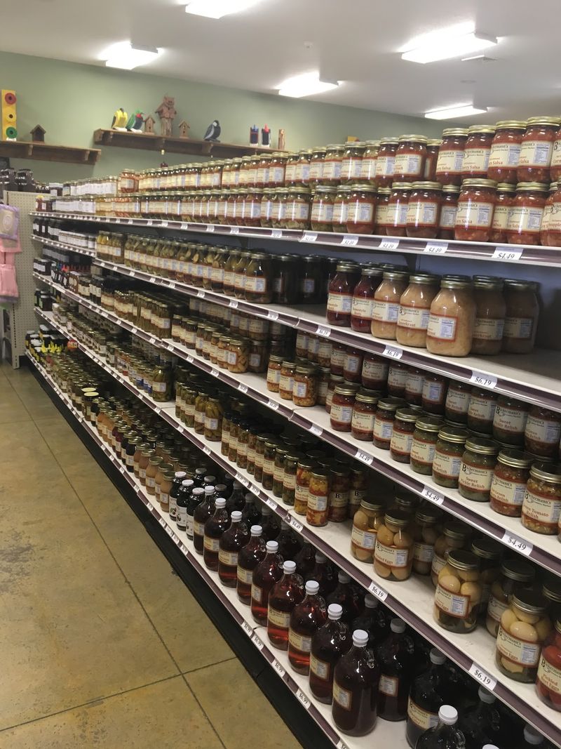 Bulk Foods And Jar Goods Fill The Store Beyond The Bakery