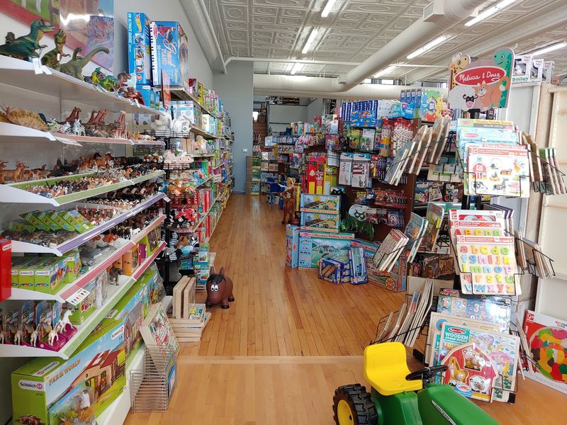 A Toy Section That Keeps Kids Entertained