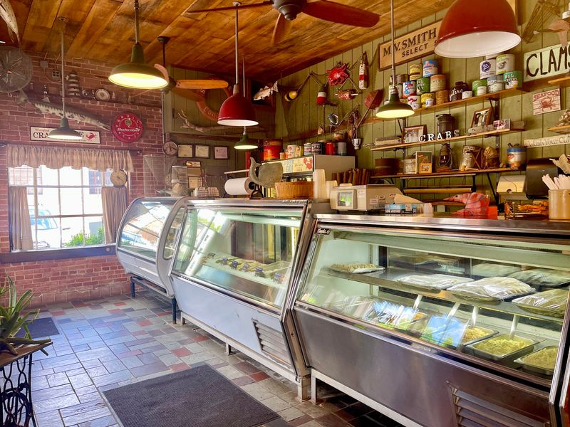The Seafood Counter Is The First Stop Inside
