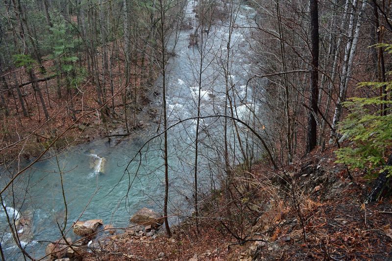 North River Announces Itself Before The Bridge Appears