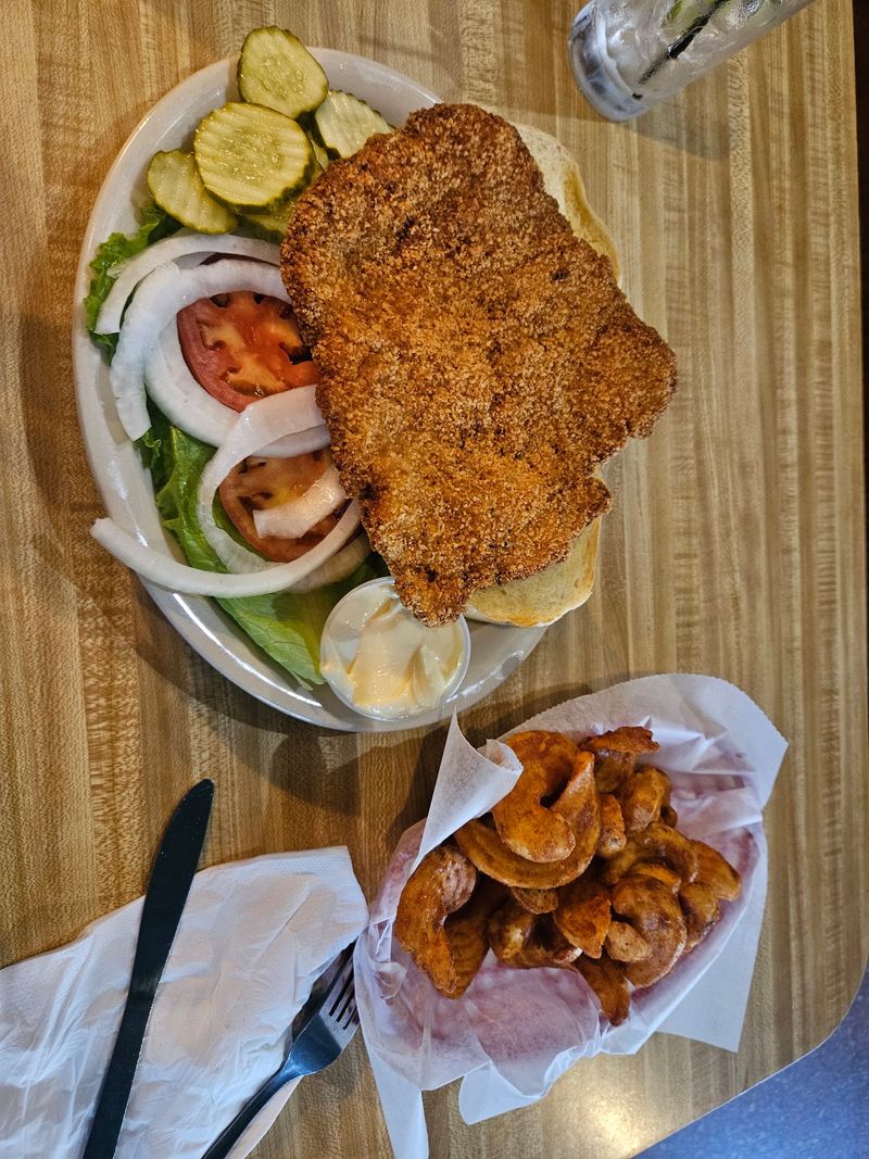 Pork Tenderloin That Overflows The Bun