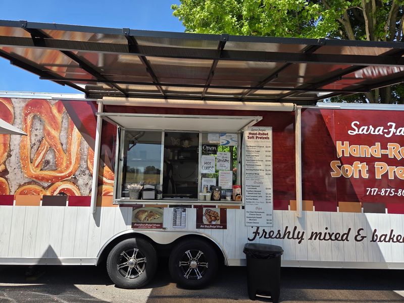 Warm, Buttery Amish Pretzels From the Trailer Out Front