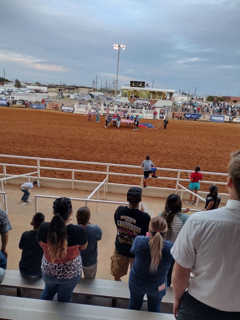 Rodeo Action Packs The Grandstands