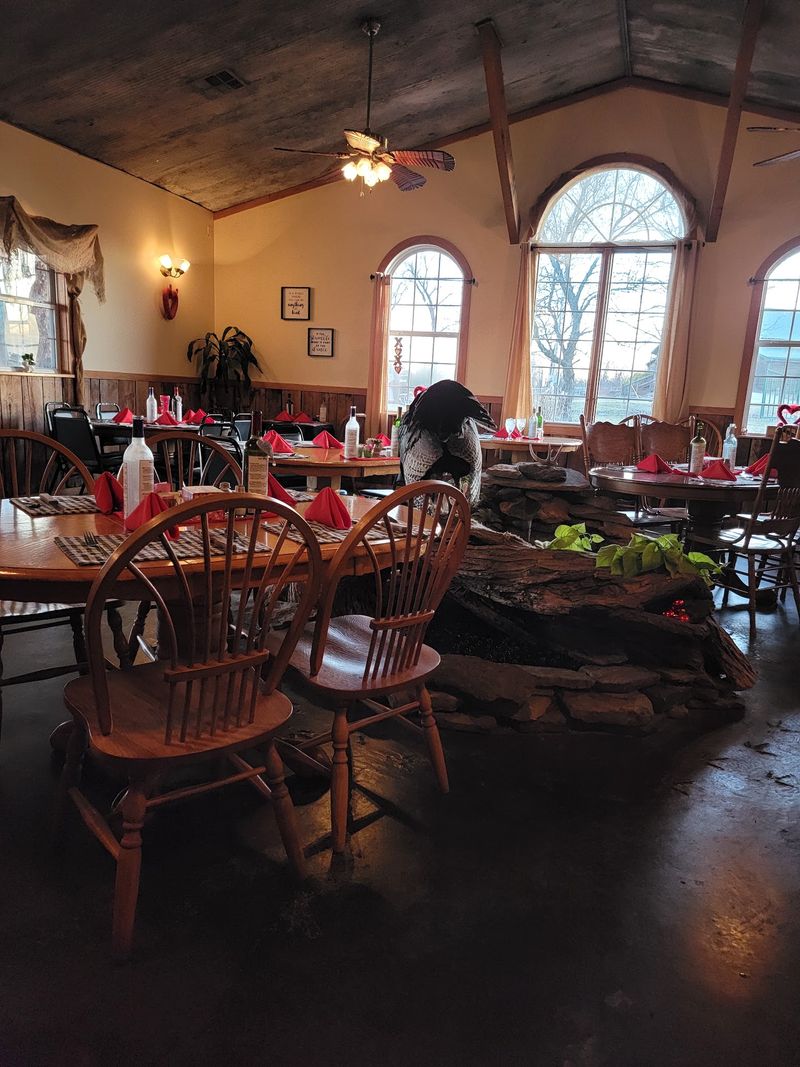 The Dining Room Keeps The Setting Rustic And Intimate