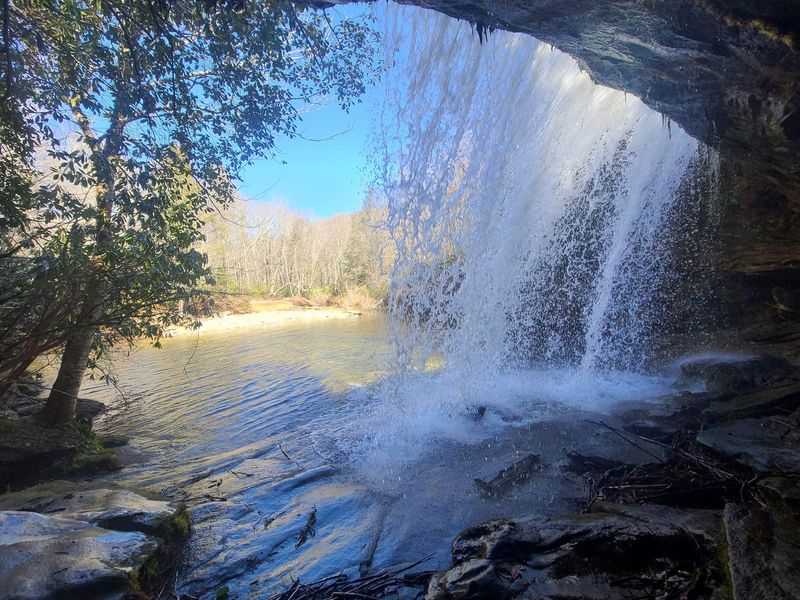 Summer Brings Cool Water To A Mountain Backcountry Setting