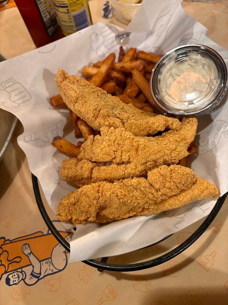 Cajun Fried Rice And Fish And Chips Round Out The Menu