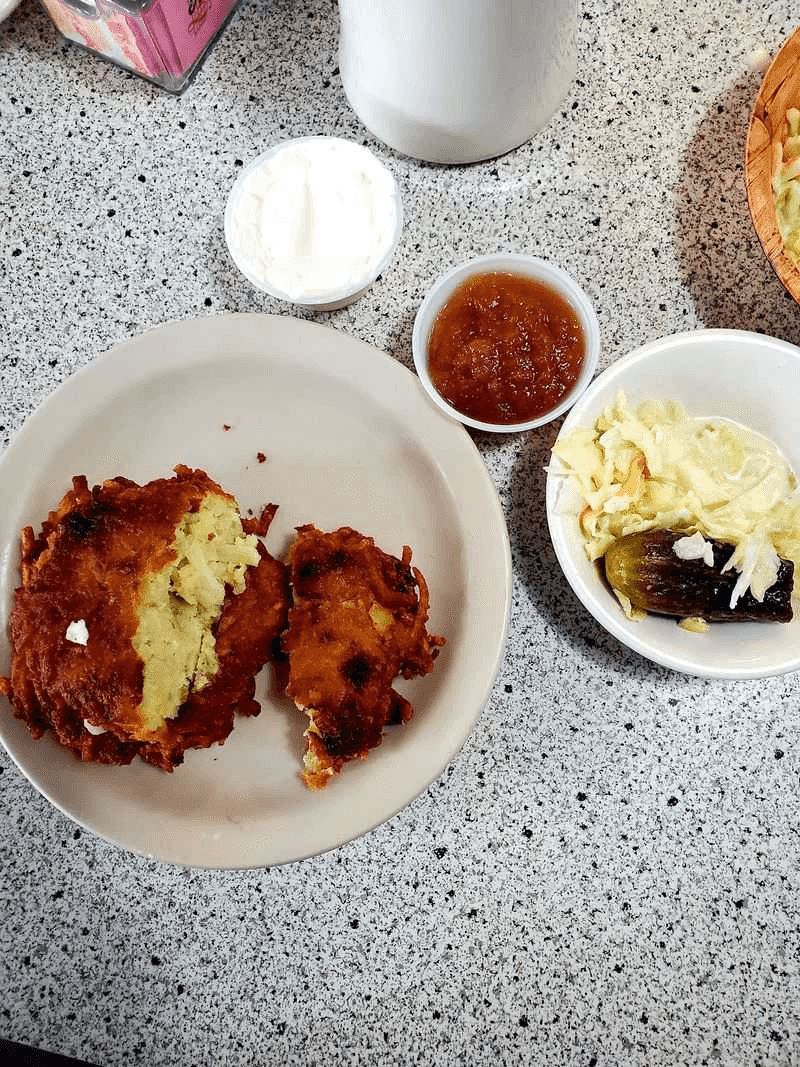 Potato Latkes Find Their Way Right Into The Sandwiches
