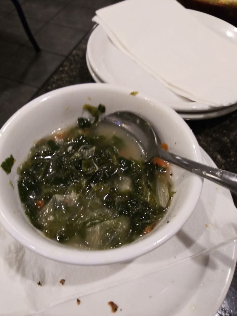 Homemade Wedding Soup and Italian Greens