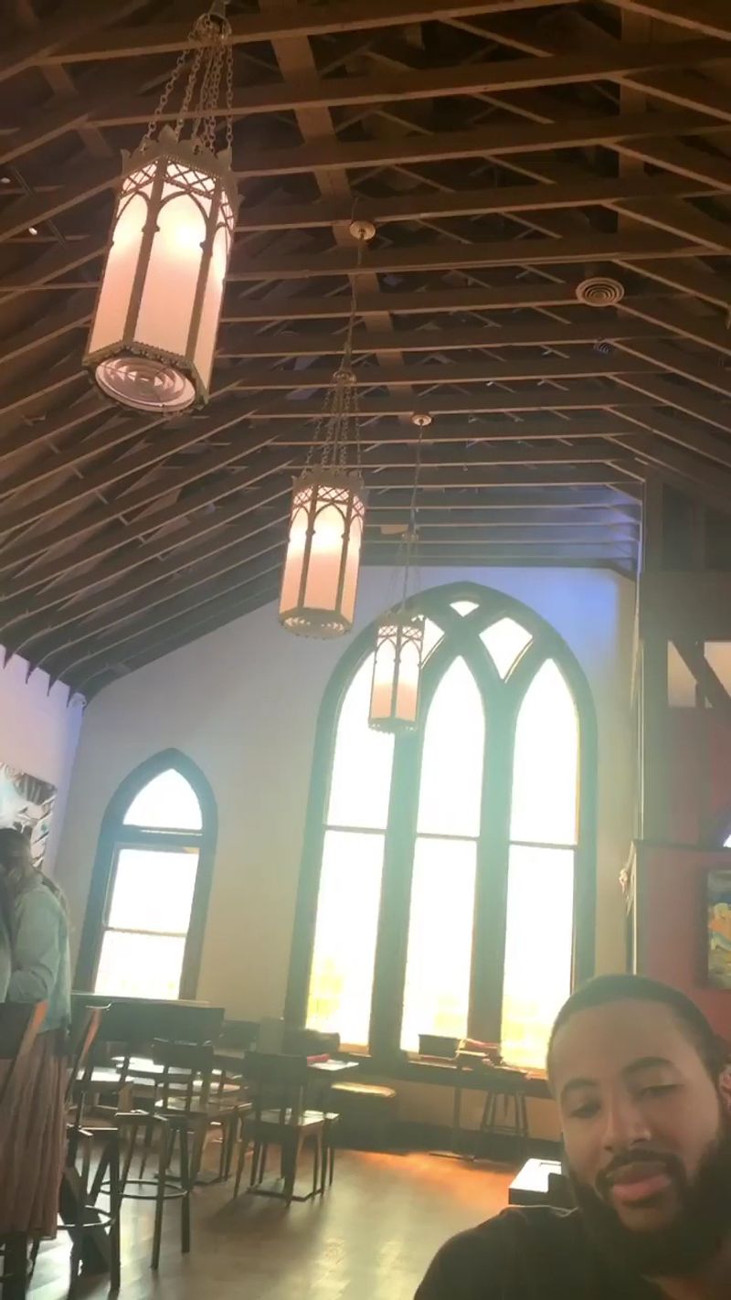 Look Up At The Ship-Shaped Ceiling