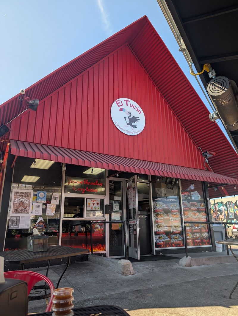 The clues point to an A-frame taco spot in Richmond