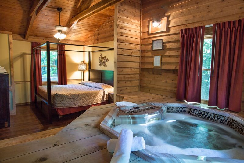 Private Hot Tub Cabins Give Couples A Quiet Mountain Escape