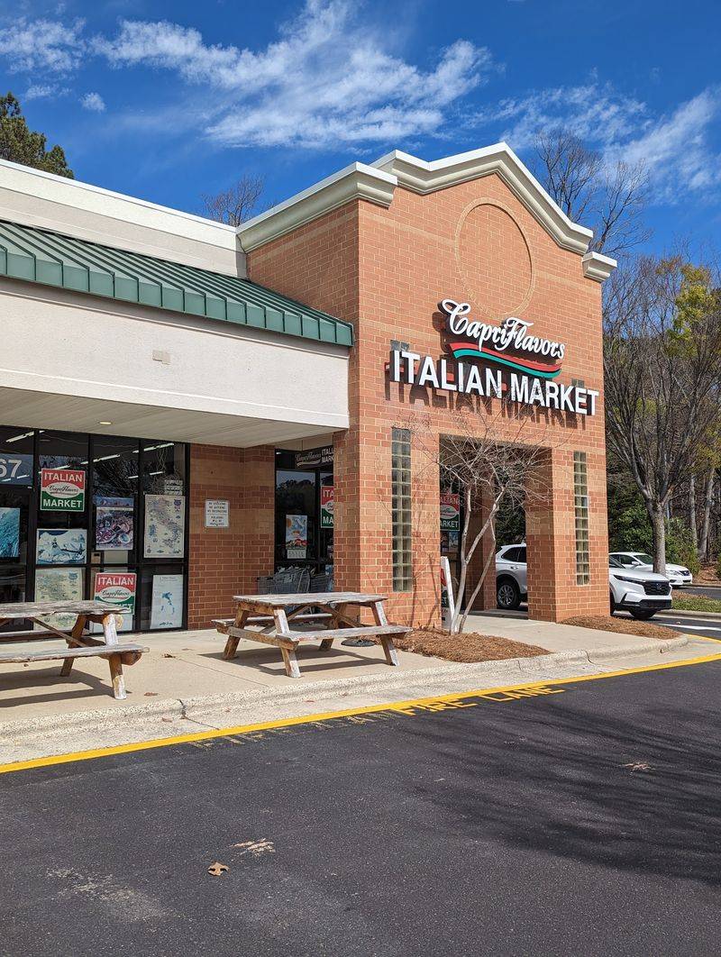 Imported Italian Goods Fill Shelf After Shelf