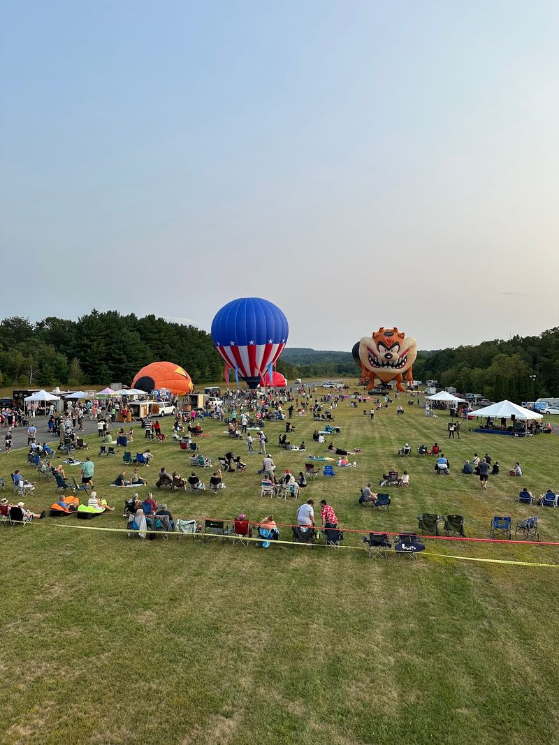 Colorful Balloons Give The Airfield A Whole New Skyline