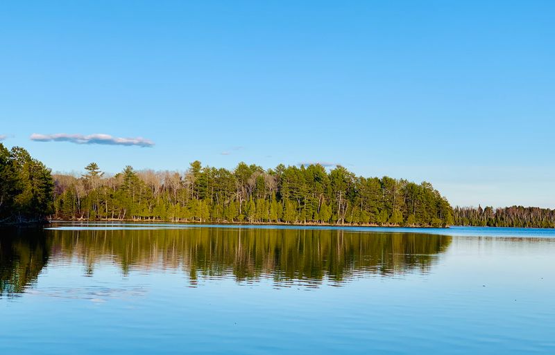 An Undeveloped Shoreline Keeps The Lake Looking Wild