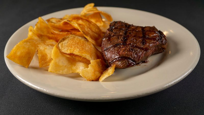 Sirloin Steak Comes Off The Grill All Day
