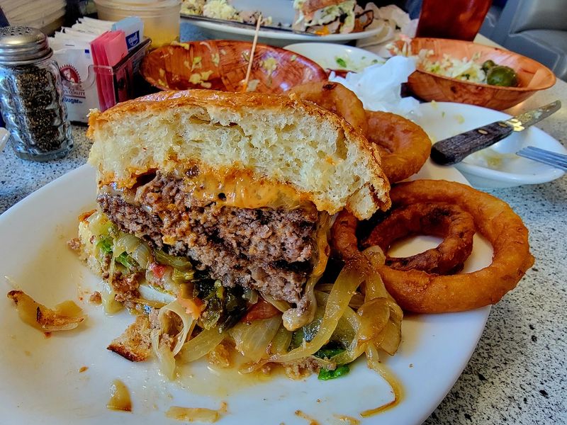 The Sailor Piles Hot Pastrami Onto Grilled Rye