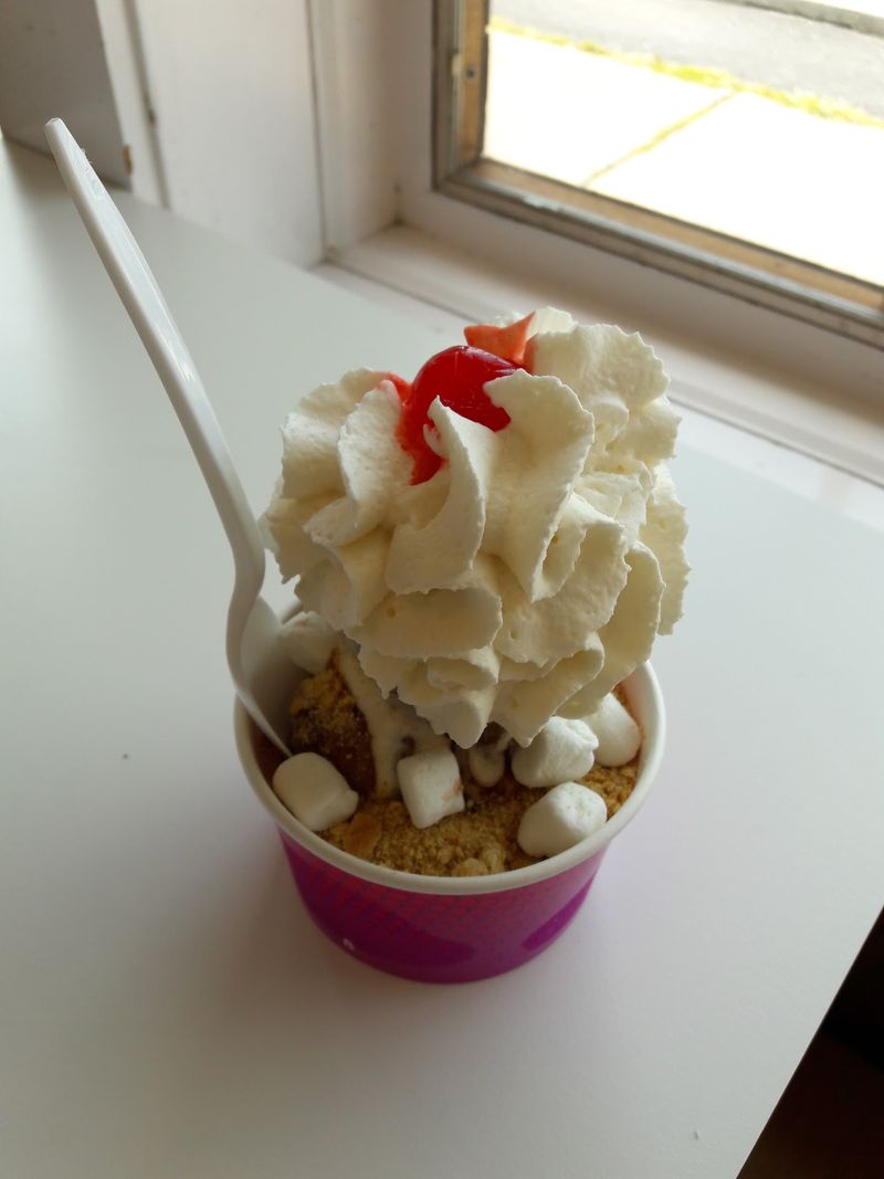 The menu goes well beyond a single cone