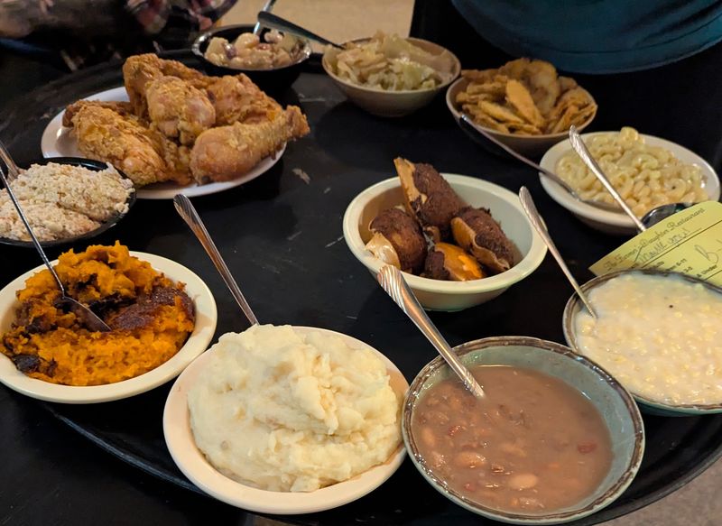 Fried Chicken Often Gives The Table A Southern Country Classic