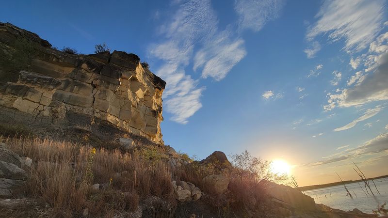 Cedar Bluff Reservoir, Trego County, Kansas