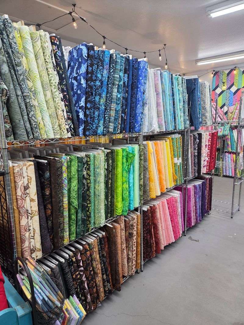 Rows Of Fabric Create A Serious Color Rush