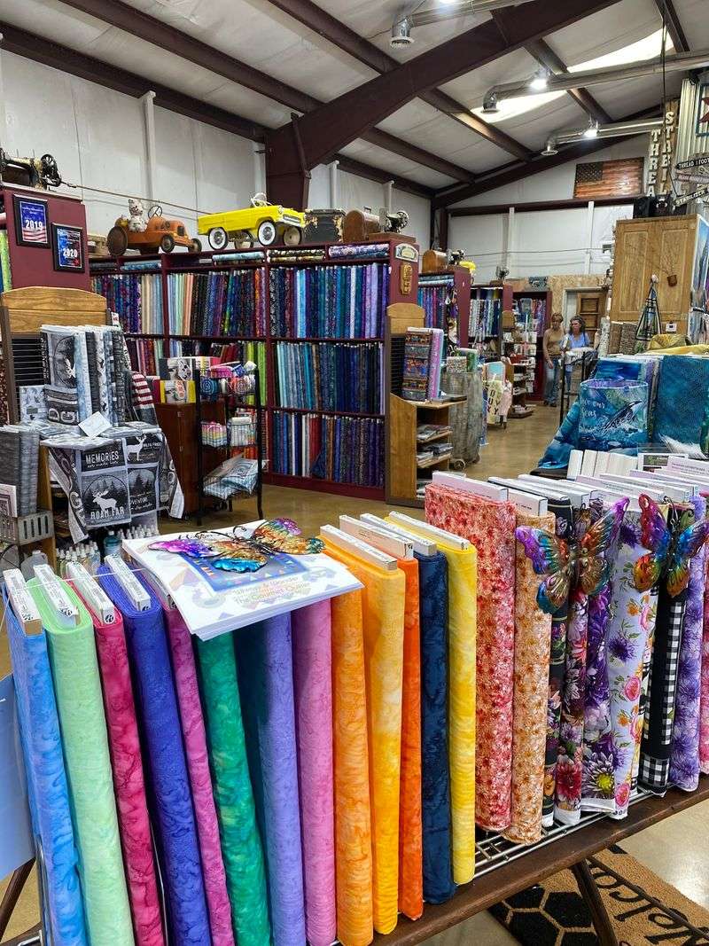 Rows Of Fabric Make Browsing Feel Almost Endless