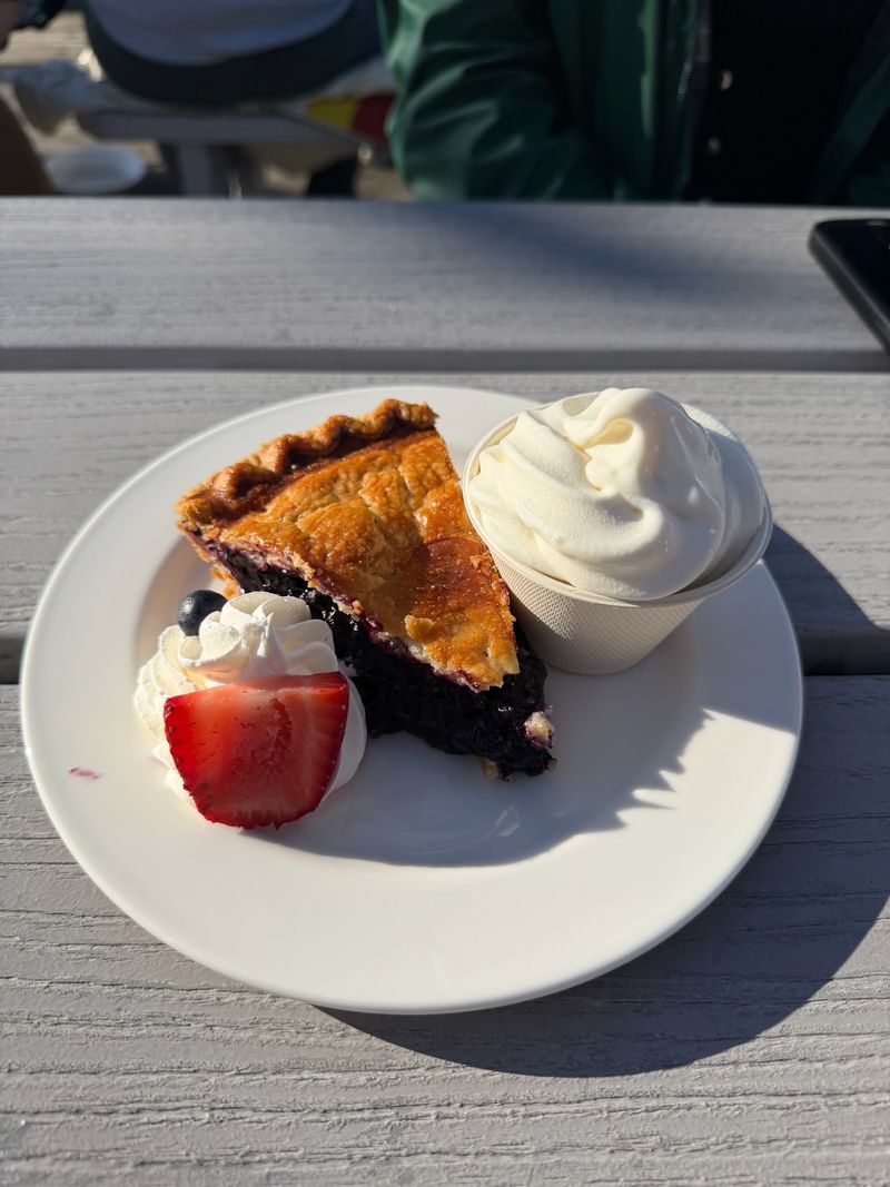Blueberry Pie Gives The Meal A Classic Maine Finish