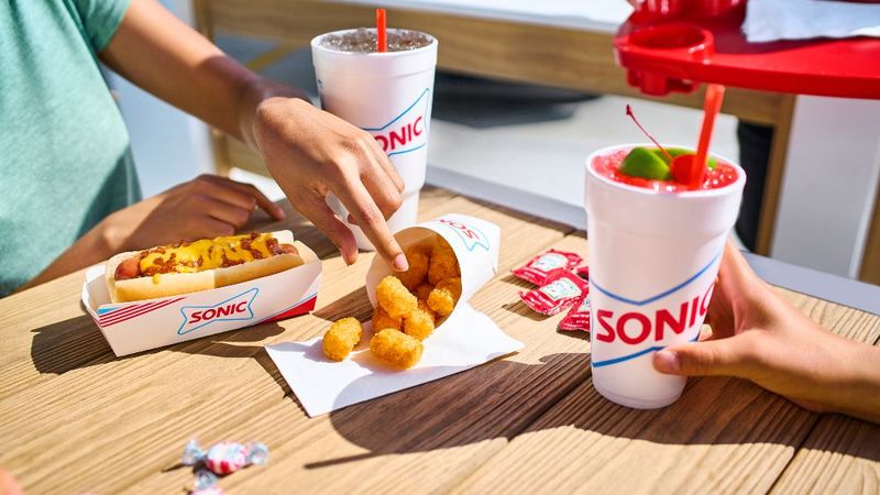 The foot-long coney is the meal’s central draw