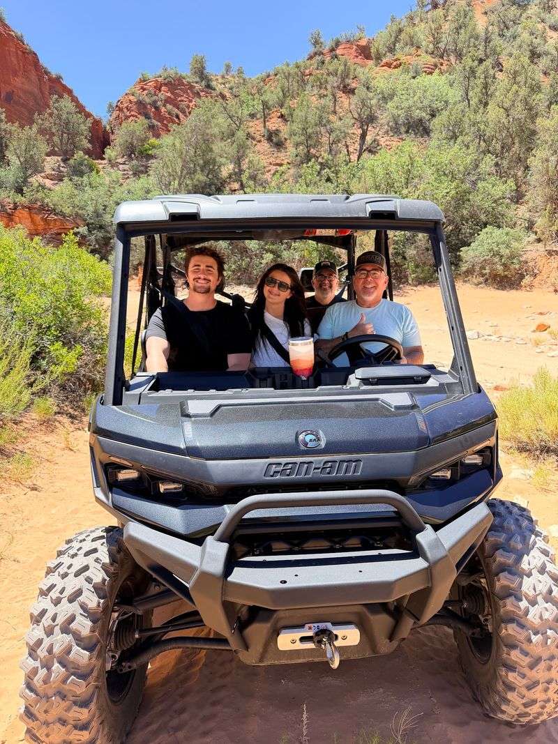 How the UTV Ride Connects to the Canyoneering Adventure