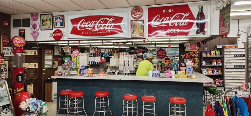 Blake Pharmacy and Radio Shack, West Union, OH