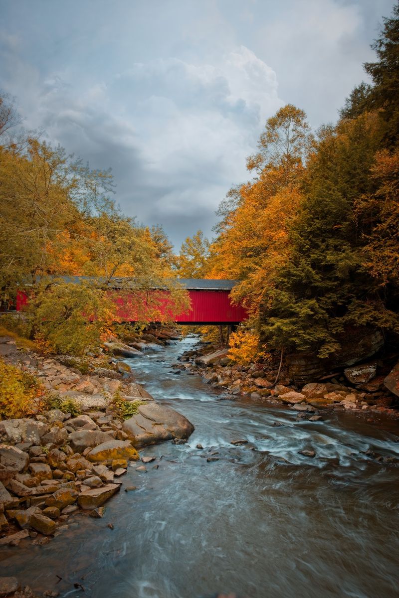 Historic McConnell's Mill Covered Bridge, Portersville, PA