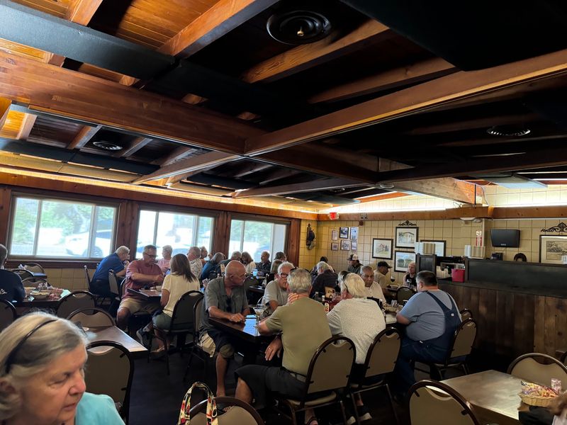 Wood Paneling, Cattle Brands, and a Crowd of Locals