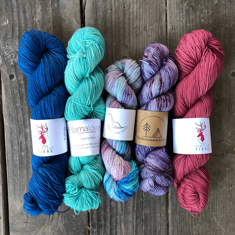 Hand Dyed Skeins Make Color The Main Event
