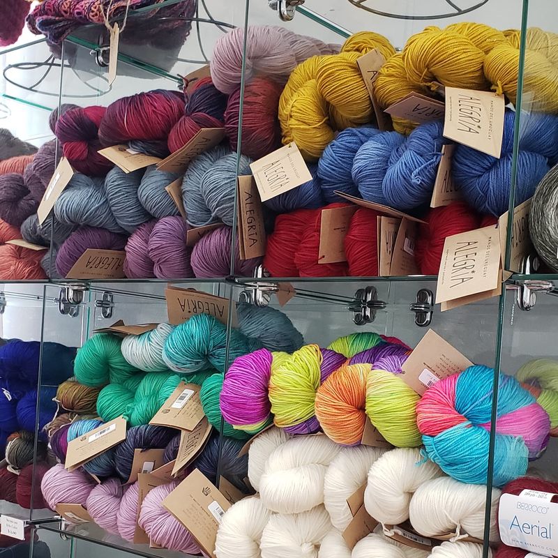 Yarn Shelves That Reward Slow Browsing