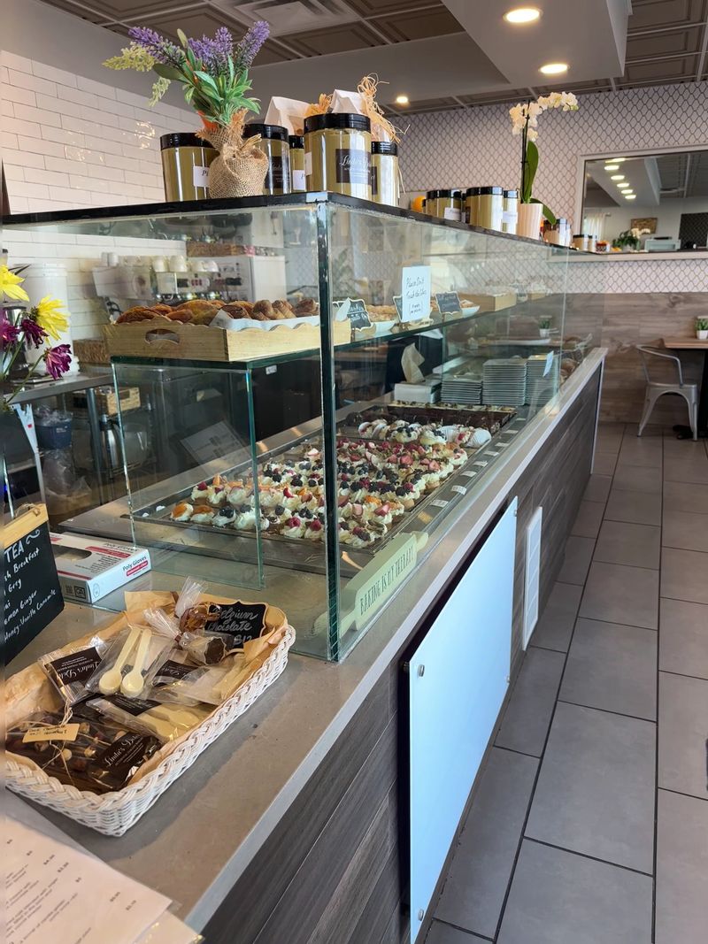 Fresh Pastries Fill The Glass Case