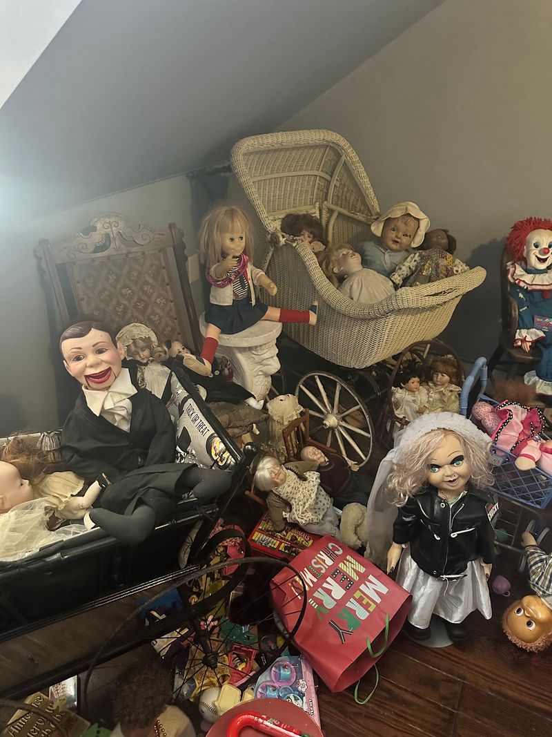 An Upstairs World of Dolls, Attic Energy, and Uneasy Corners