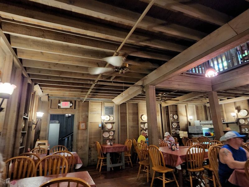 Rustic Atmosphere Matches The Food On The Table
