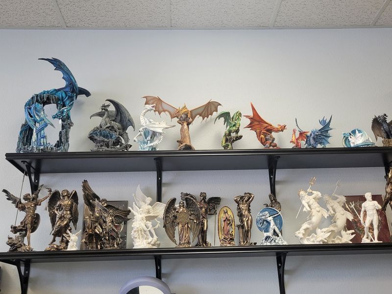 Jewelry, Statues, and Whimsical Finds
