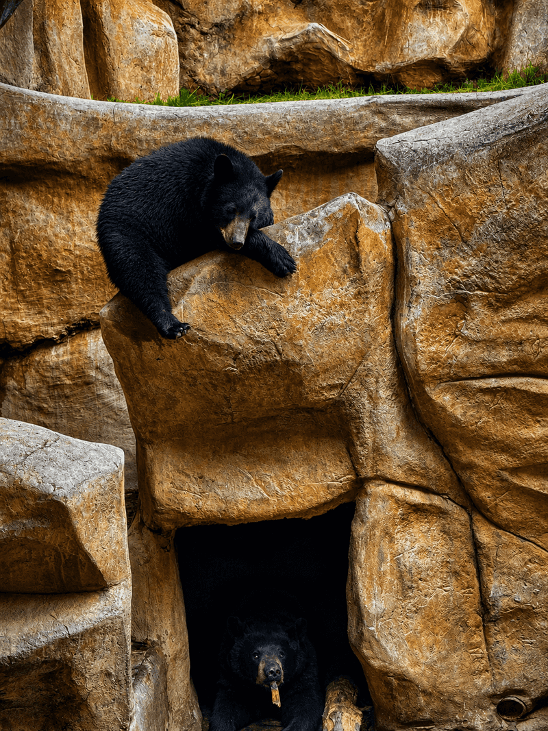The Bear Habitat Has Its Own Schedule