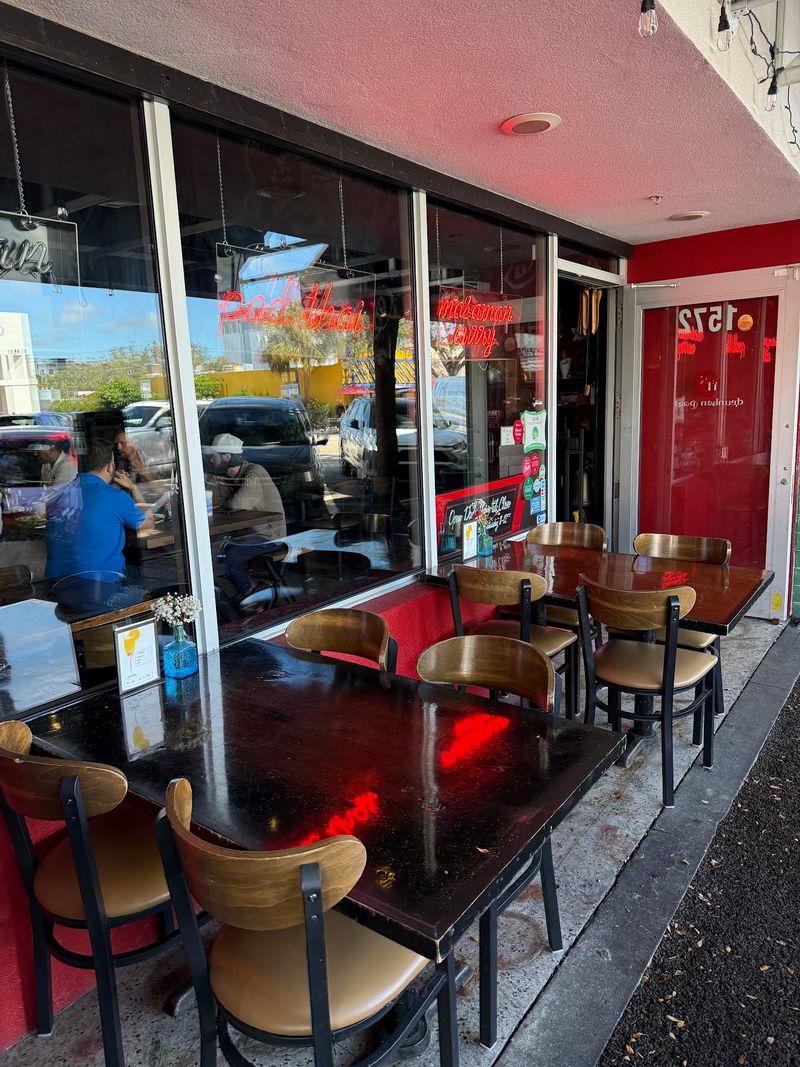 Outdoor Seating on Bustling Main Street