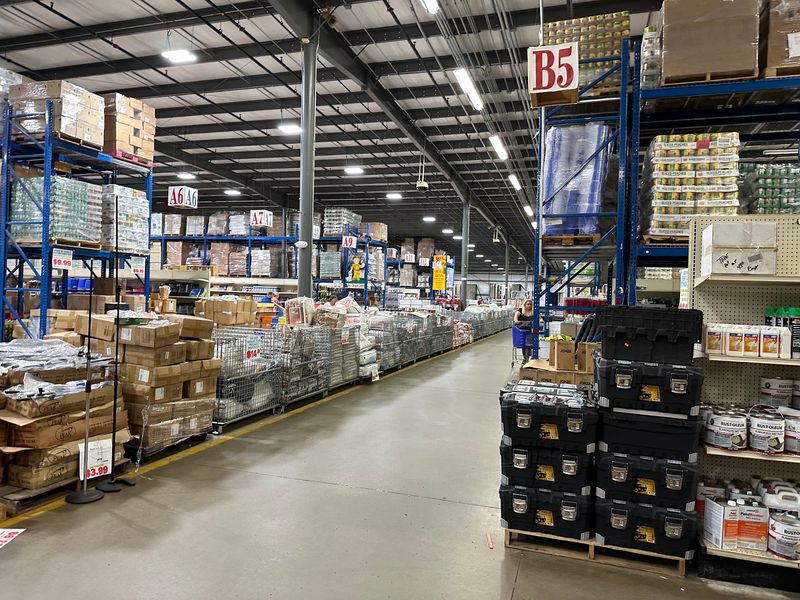Hundreds Of Truckloads Keep The Merchandise Constantly Changing