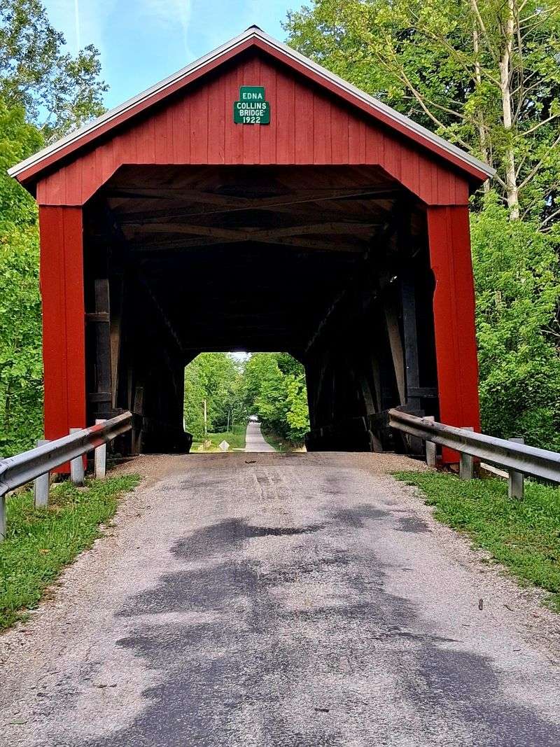 Edna Collings Covered Bridge Adds Local Folklore To The Drive