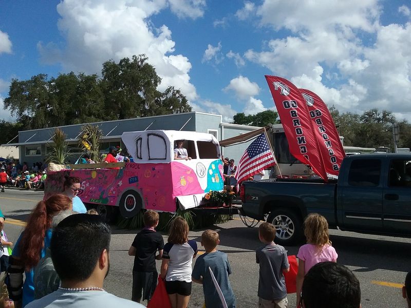 The Saturday Morning Parade Down Main Street